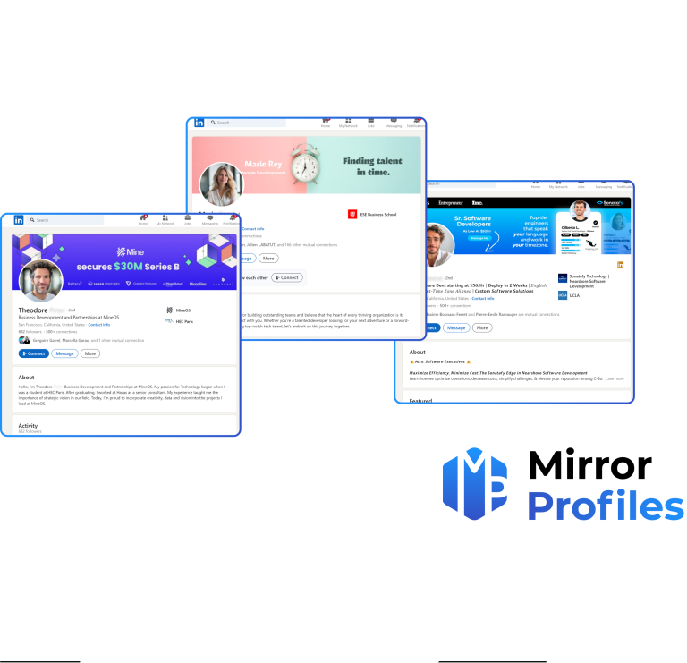 La dernière innovation Linkedin avec MirrorProfiles   Innovationsfr